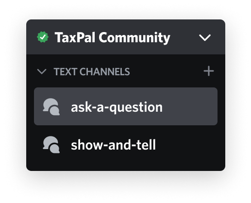 Screenshot of forum channels from Discord