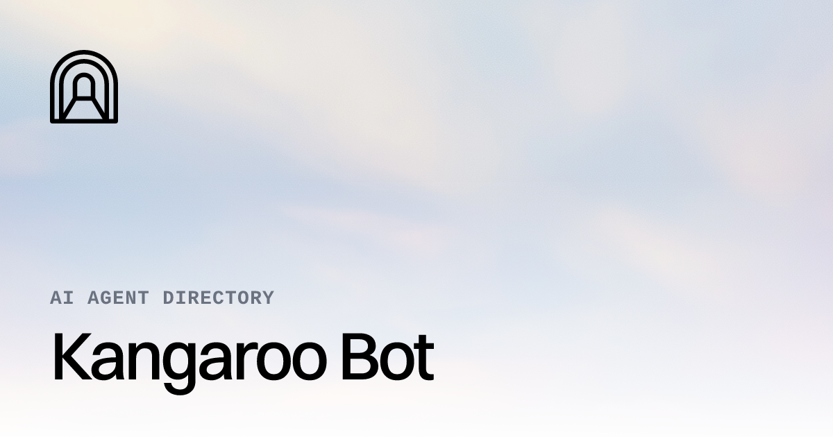 What is Kangaroo Bot?